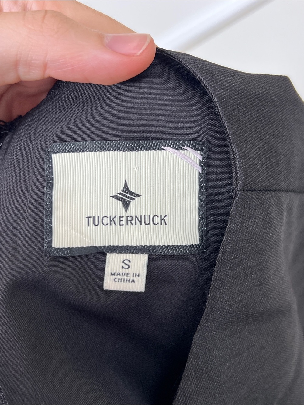 Tuckernuck black dupioni tassel downing short sleeve lined dress small - Picture 5 of 7
